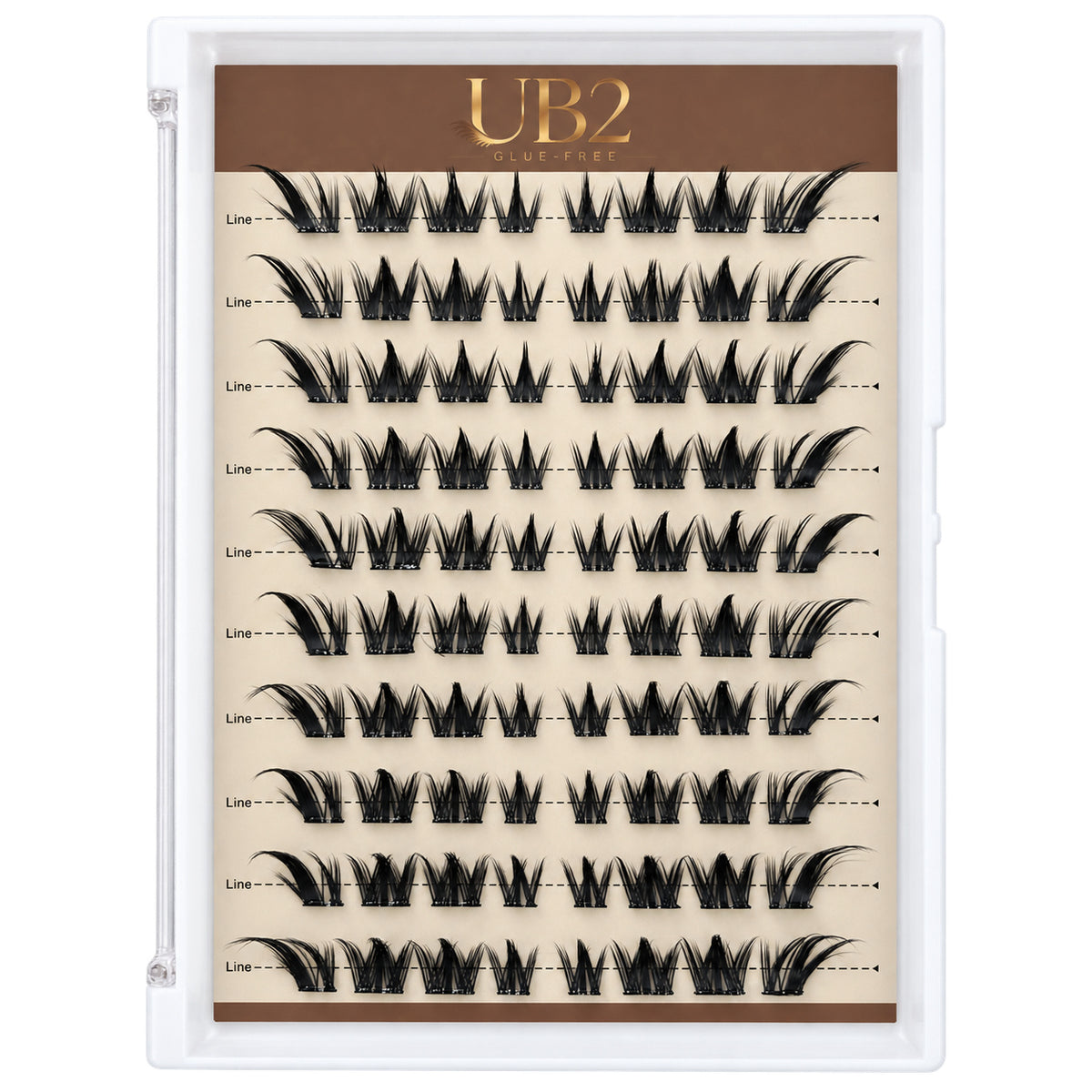 Fox Eye lash cluster tray, 10 Rows — main product image