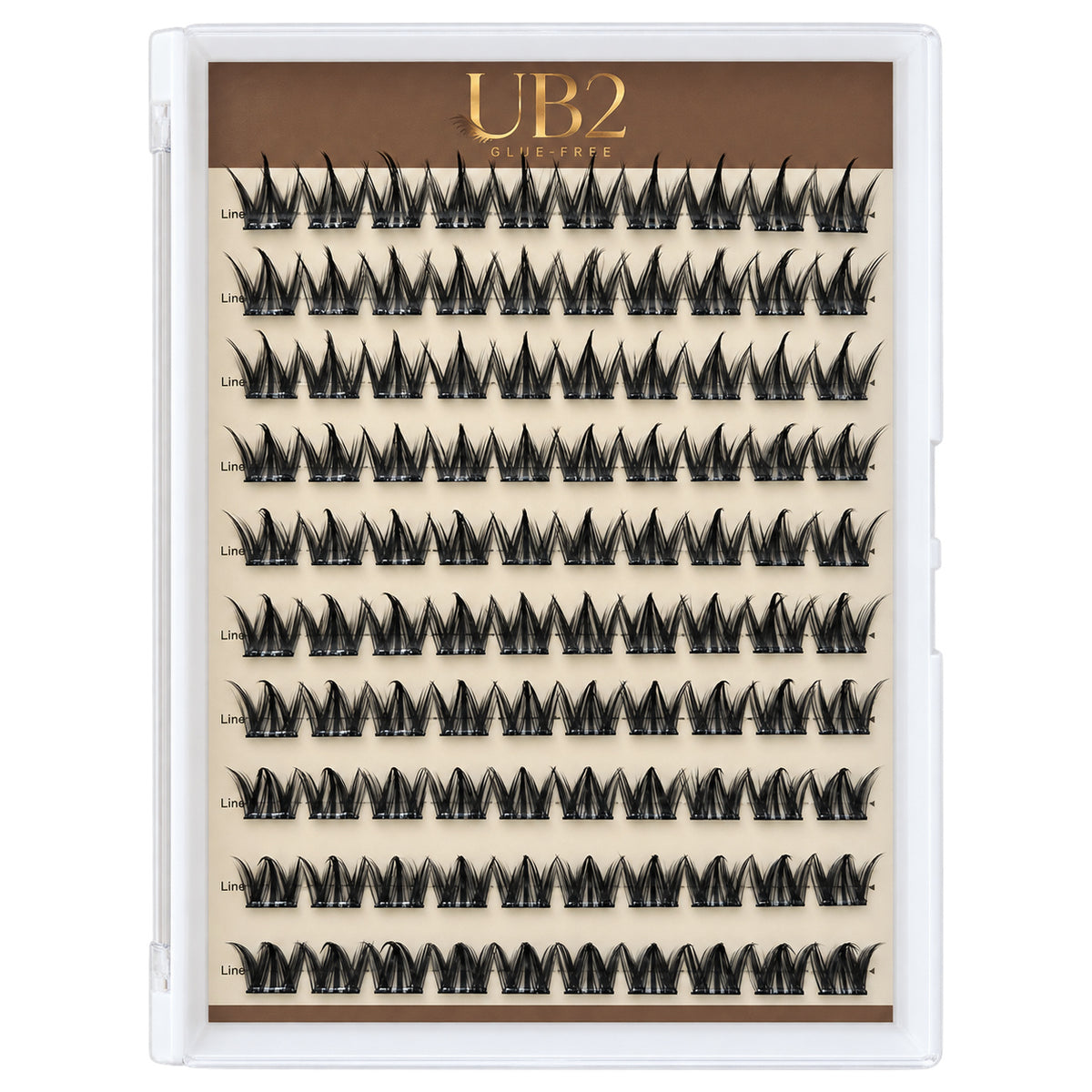 Puppy Eye lash cluster tray, 10 Rows — main product image