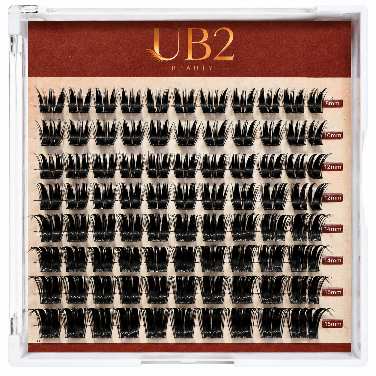 Big Baby 2618 Cluster Lashes - 8 Rows - product image 1