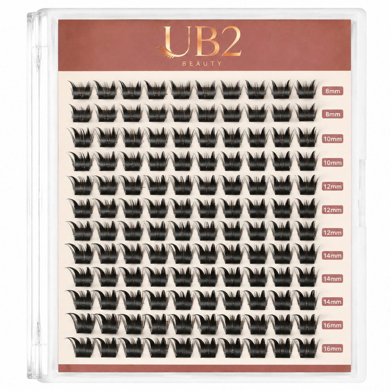 Big Baby 2618 Cluster Lashes - 12 Rows - product image 1